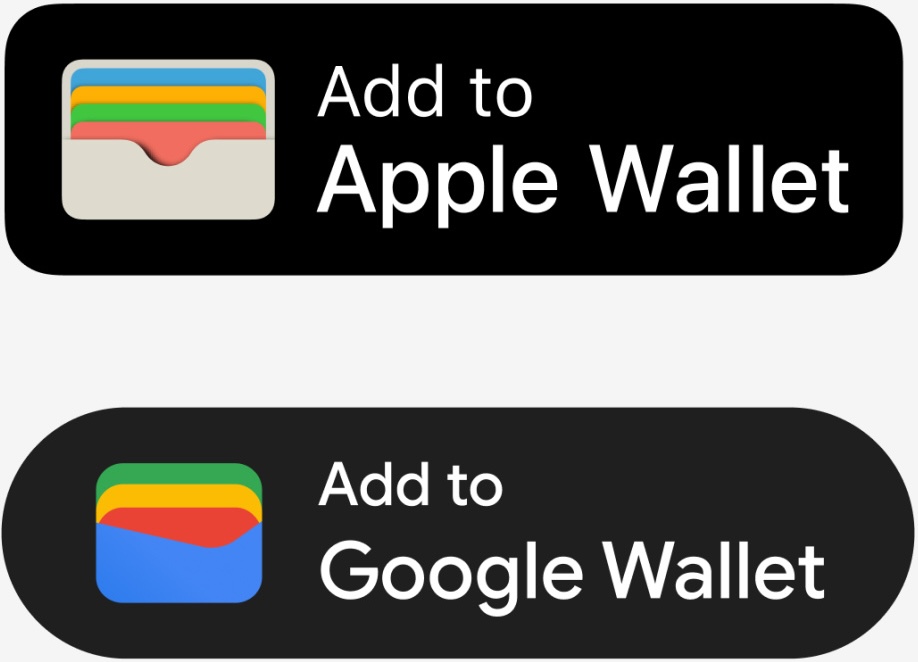 apple and google wallet logos